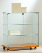 banco vetrina su ruote 80 x 40 x 90 AT8-90