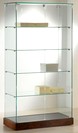 vetrina con 4 ripiani su ruote cm 73 x 46 x 180 AT130-CC