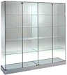 vetrina doppia su ruote cm 142 x 46 x 180 AT160-C3
