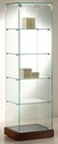 vetrinetta a colonna su ruote cm 53 x 46 x 180 AT180-ES