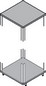 base e cappello per vetrine
