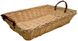 cesto vimini con maniglie cm 59 x 40 x 11 h