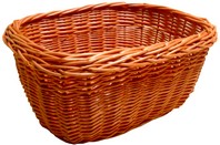 cesto vimini rettangolare cm 38 senza manici AT0284.0