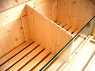 madia in legno con cassetto raccogli briciole