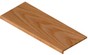 ripiano in legno abete con frontalino legno