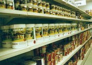ripiani metallici scaffalature per colorifici