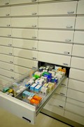 cassetto per mobile cassettiera per farmacia