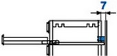 distanziatore per cassetti prof cm 55