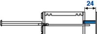 distanziatore per cassetti prof cm 90