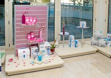 espositore per vetrine farmacia