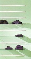 barre in acciaio per l'arredo di negozi con fissaggio su muro