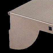 aggancio del piano in acciaio inox