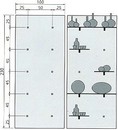 mensole per esposizione di articoli casalinghi piccoli elettrodomestici