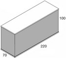 banco cassa cm 204x70 AT3BC3