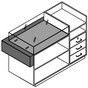 banco vendita cassa con inserto e teca 160x70x100 AT4BCS op
