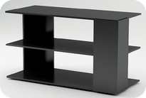 tavolo promozionale in nobilitato nero lucido