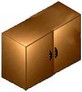 mobiletto basso con 2 antine
