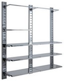 scaffale con appenderia e piani