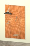 4 pannello con doghe piccole con appenderia frontale