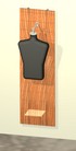 1 murale microdogato cm 60 per abbigliamento con busto