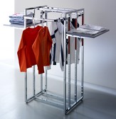 modulo centro stanza per capi abbigliamento appesi e sul piani