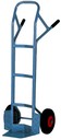 carrello in alluminio con doppia spalla e maniglione, ruote pneumatiche