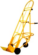 carrelli con 3 ruote alta scorrevolezza per cassette frutta verdura