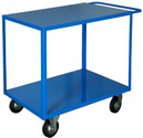 carrello con 2 piani in lamiera 2 mm per officina e magazzini
