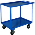 carrello con 2 piani lamiera sp 2 mm con bordo per laboratori industria e officina