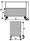 disegni dimensioni carrelli con sponda e ribaltina