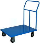 carrello con pianale lamiera per officina e magazzino