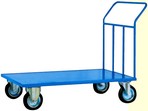carrello con pianale lamiera portata 500 kg per industria e officina