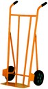 carrello per autotrasportatori con spalla curva e ruote con cuscinetti a sfera