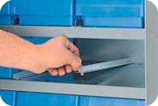 separatori spostabili per cassetti plastica