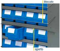 sistema di bloccaggio cassetti su furgone assistenza clienti