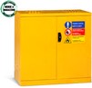 mobile metallico basso con antine di chiusura per solventi e vernici