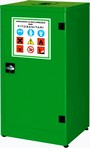 mobiletto basso 1 anta in verde per pesticida e fitosanitari