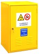mobiletto pensile giallo per liquidi infiammabili