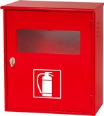 cassetta per 2 estintori kg 6 da esterno con chiusura lucchettabile