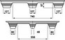 disegno pallets tipo america 120x100 in legno pressato AT10L sezioni