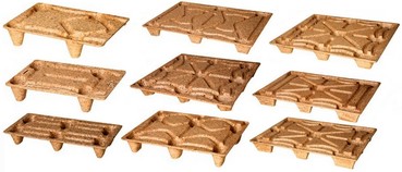 pallet in legno pressato misure assortite