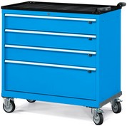 mobile cassettiera su ruote con 4 cassetti per officine meccaniche ATFAGS4345304