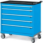 mobili cassettiere con 5 cassetti su ruote con estrazione totale ATFAGS4340404