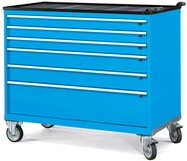 mobile su ruote con cassetti grandi per utensili e minuteria meccanica in officina ATFAGL7400104