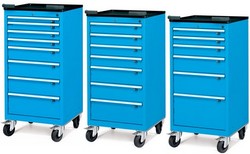 presentazione cassettiere su ruote cm 56x68x122 h