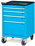 mobile in metallo su ruote con 4 cassetti telescopici per auto officine ATFDBB5600104