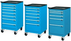 presentazione cassettiere su ruote cm 58x82x105 h
