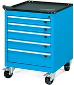 armadietto con cassetti su ruote con piano e bordo per officine meccaniche ATFDDE5500304