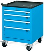 mobiletto con cassetti portautensili e piano con bordo per officine ATFDDE5500204