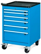 cassettiere 6 cassetti con ruote per utensilerie officine AT5600204
